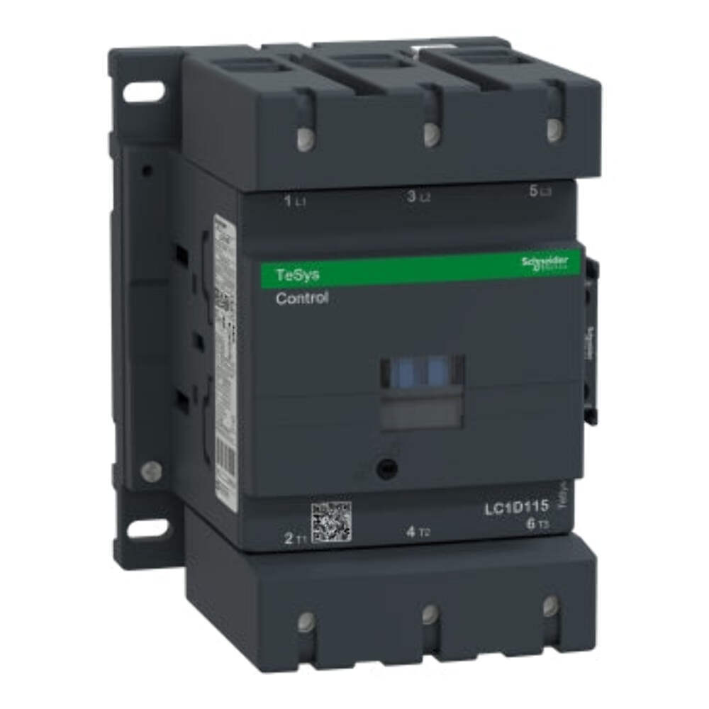 LC1D115G7 Schneider Electric Contactor 3 pole 3 phase 600V 250A 120V coil