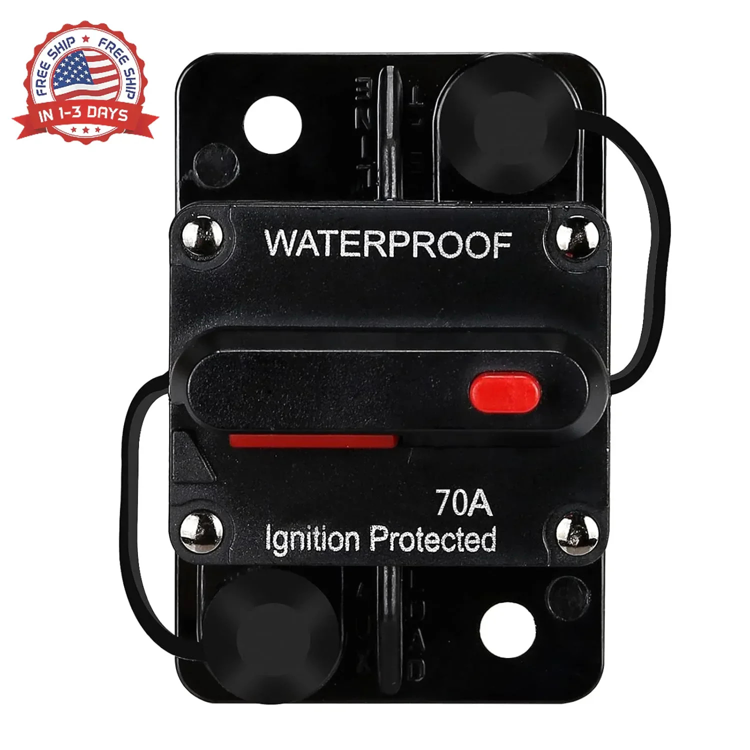 Generic Waterproof Circuit Breaker,Fuse Holder,Audio Circuit Breaker,with Manual