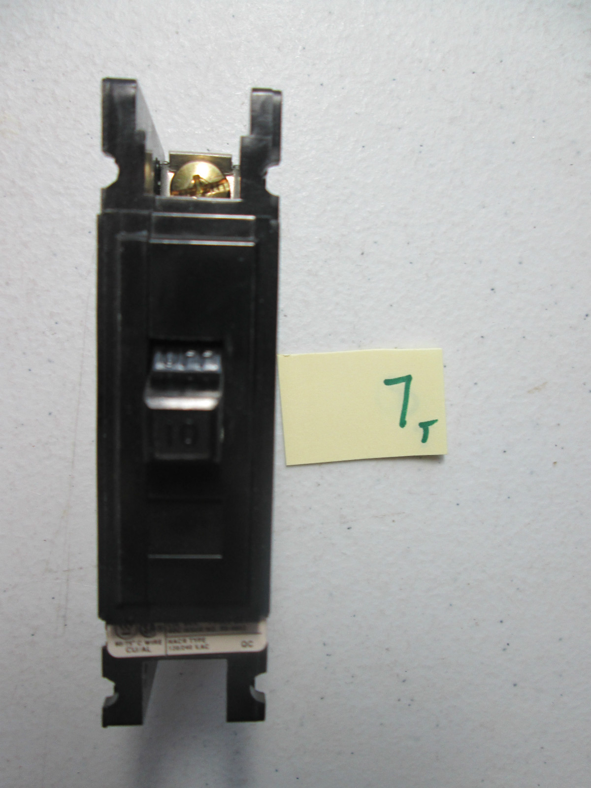 LOT OF 6 WESTINGHOUSE 10 AMP CIRCUIT BREAKER QUICKLAG-C 1 POLE RS-9883 (267-3)