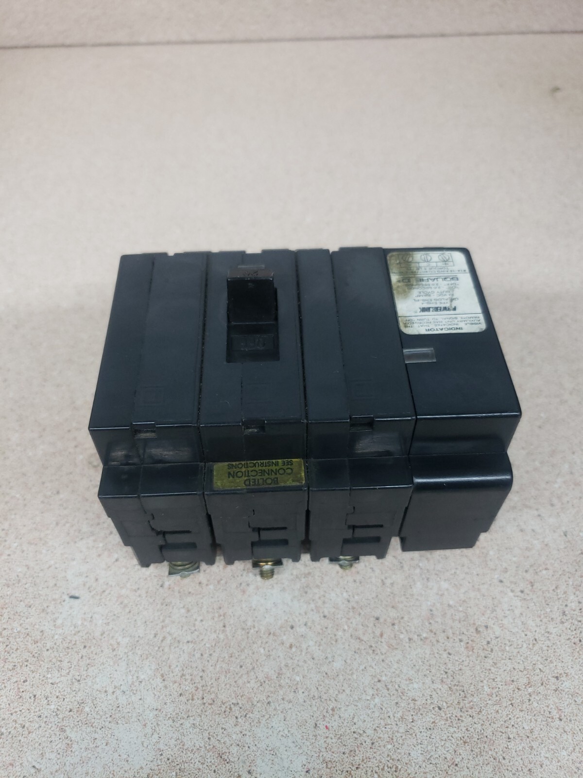 Square D EHB34020PL 3P 20A 480Y/277V Remote TYPE EHB-4 Circuit Breaker
