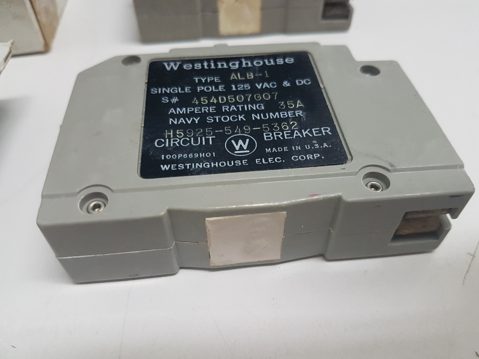 WESTINGHOUSE ALB-1 CIRCUIT BREAKER 35AMP 1 New – 1 Used
