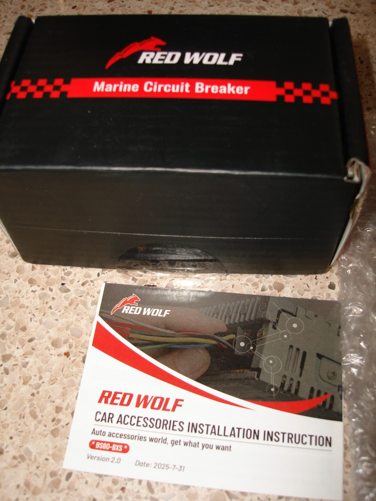 NEW Red Wolf 100A Circuit Breaker DC 12-48V W/Manual Reset Manual Reset