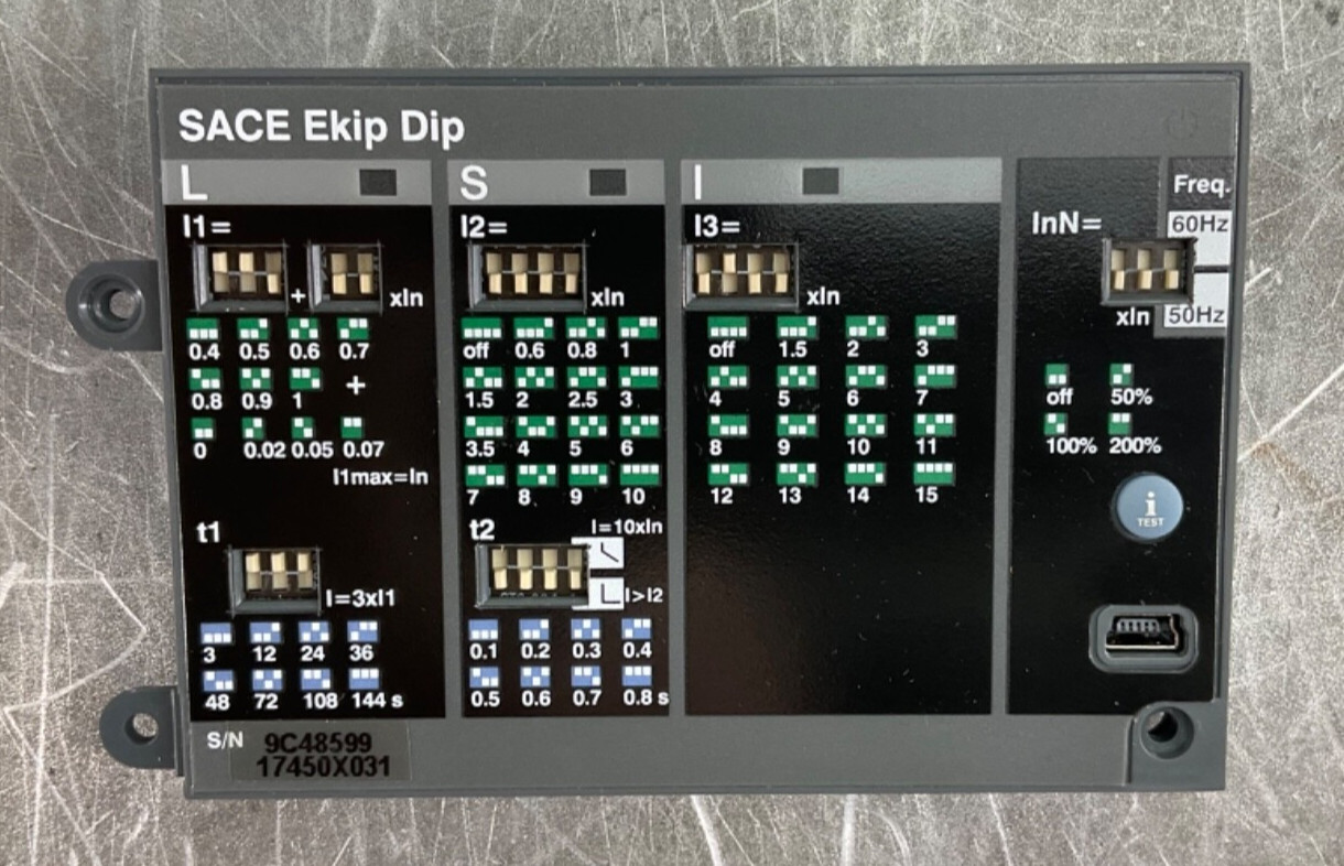 NEW ABB ZEAEDLSI EKIP DIP LSI SOLID STATE TRIP UNIT FOR EMAX E1.2-E6.2