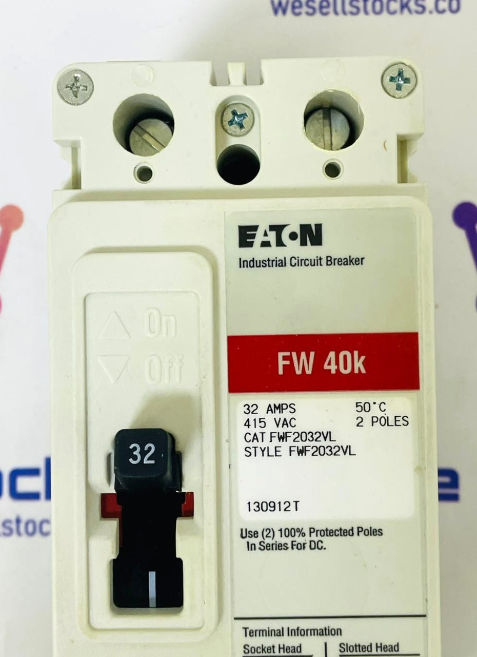Eaton FWF2032VL Circuit Breaker 32A 2 Pole 415VAC
