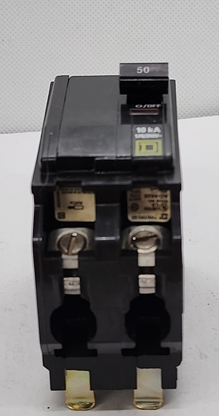 SQUARE D QO250 2 POLE 120/240V 50A CIRCUIT BREAKER [2RE4-1]