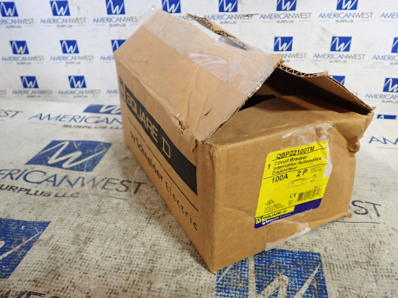 New Square D QBP22100TM 100 amp 2p Top Feed Main Breaker Powerpact 240v
