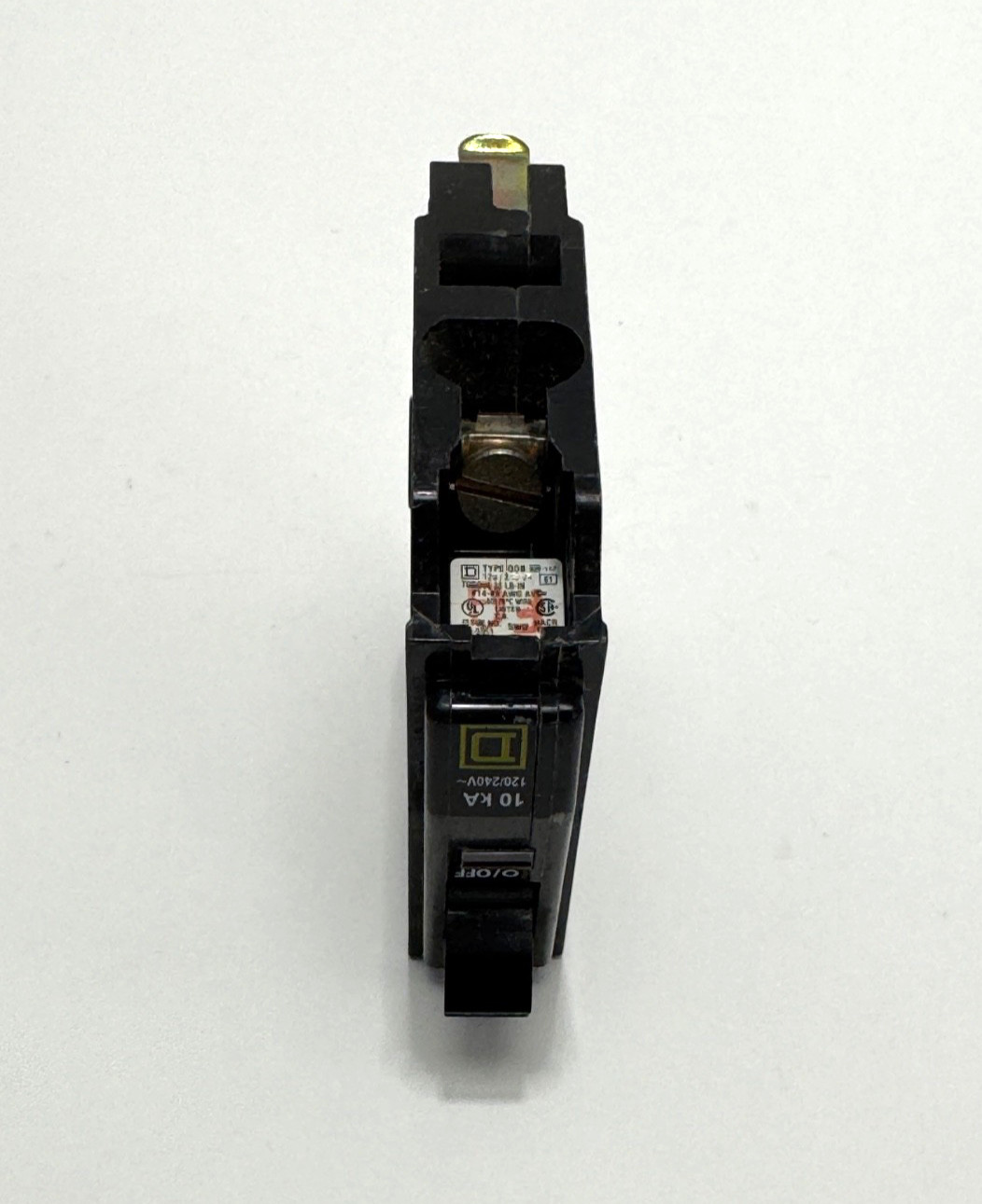 Square D QOB120 1 Pole 20Amp 120/240v Bolt-On Miniature Circuit Breaker