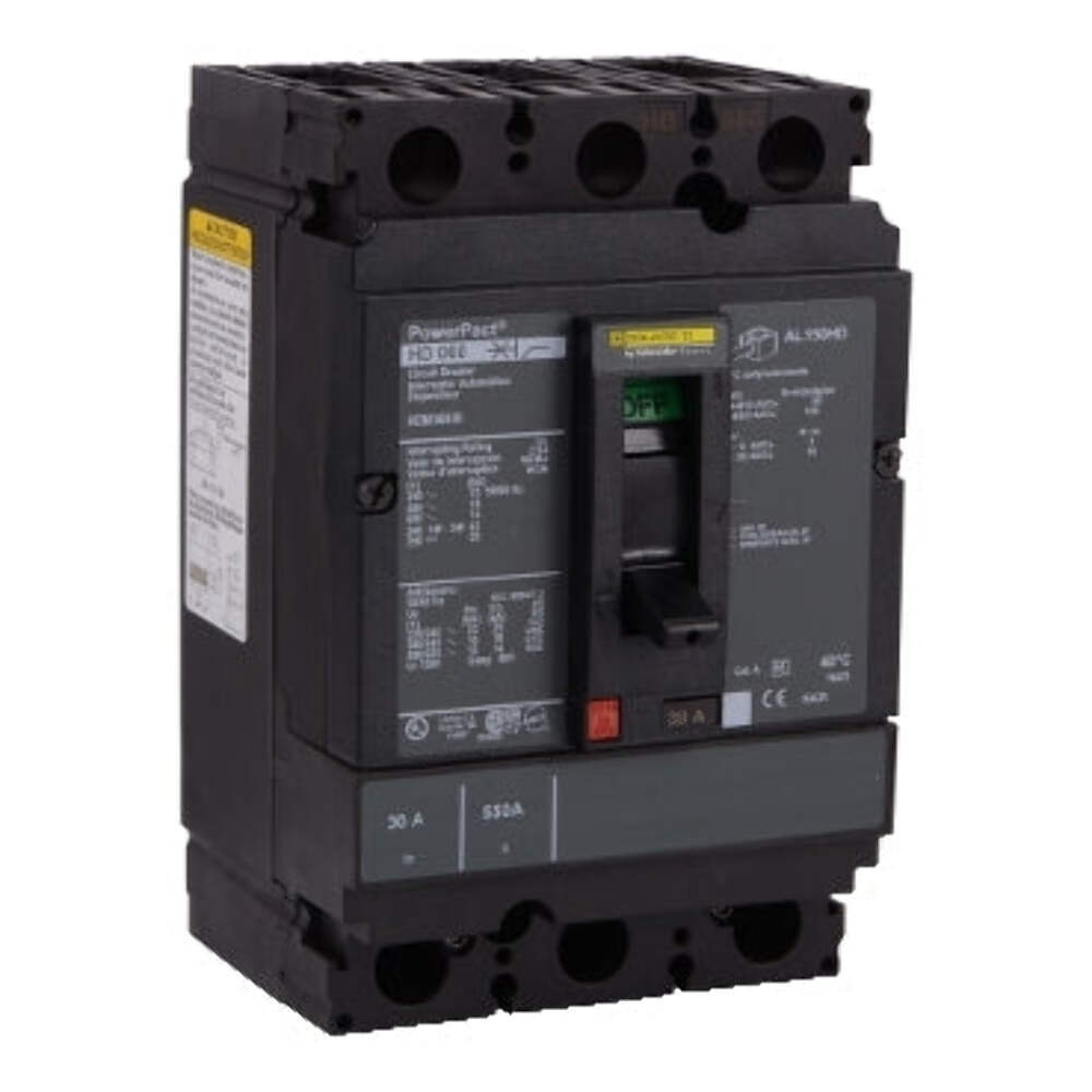 HDM36050 – Square D 600V 50A 3 Pole Bolt-On Circuit Breaker 18kA@480V