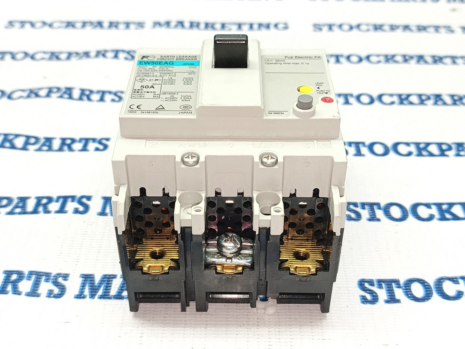 FUJI EW50EAG – 3P050 CIRCUIT BREAKER 50A 3P 50/60Hz FAST SHIP 30D WARRANTY!!!