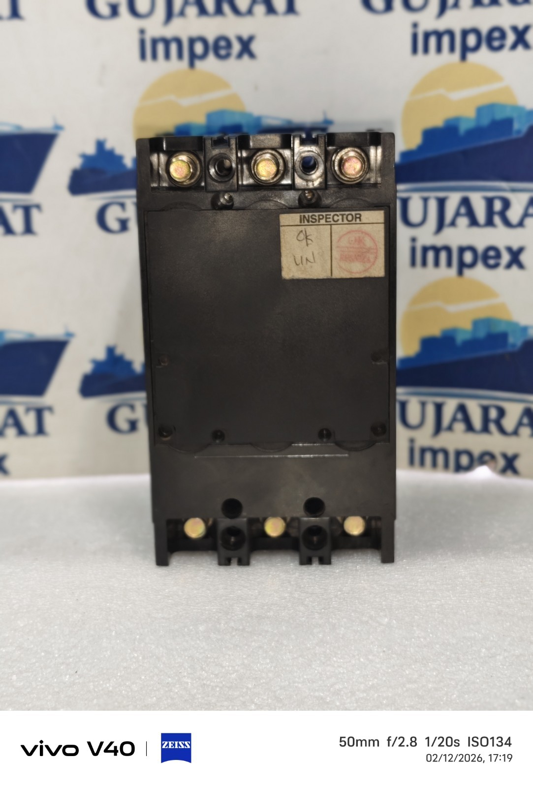 TERASAKI TEMBREAK XE100NS 75A 3POLE 25KA AC600V DC250V CIRCUIT BREAKER