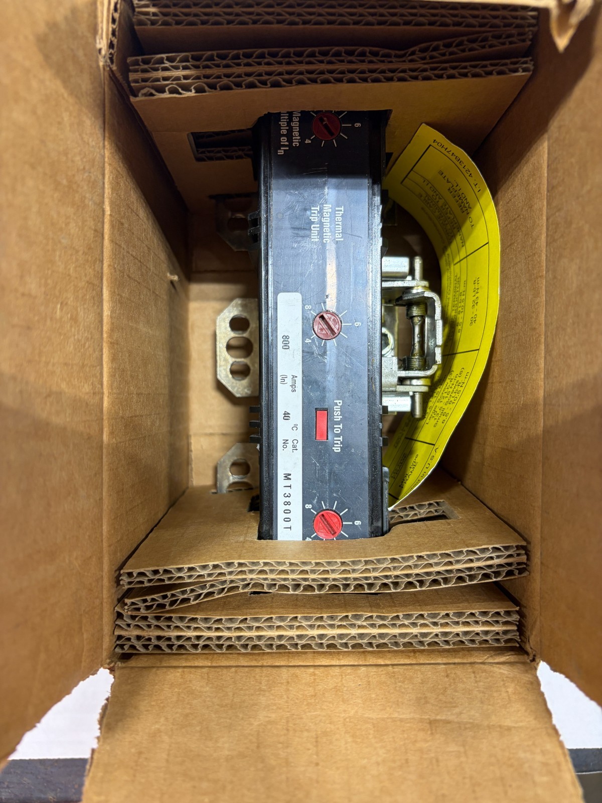 Eaton Electronic Trip Unit Series C MT3800T