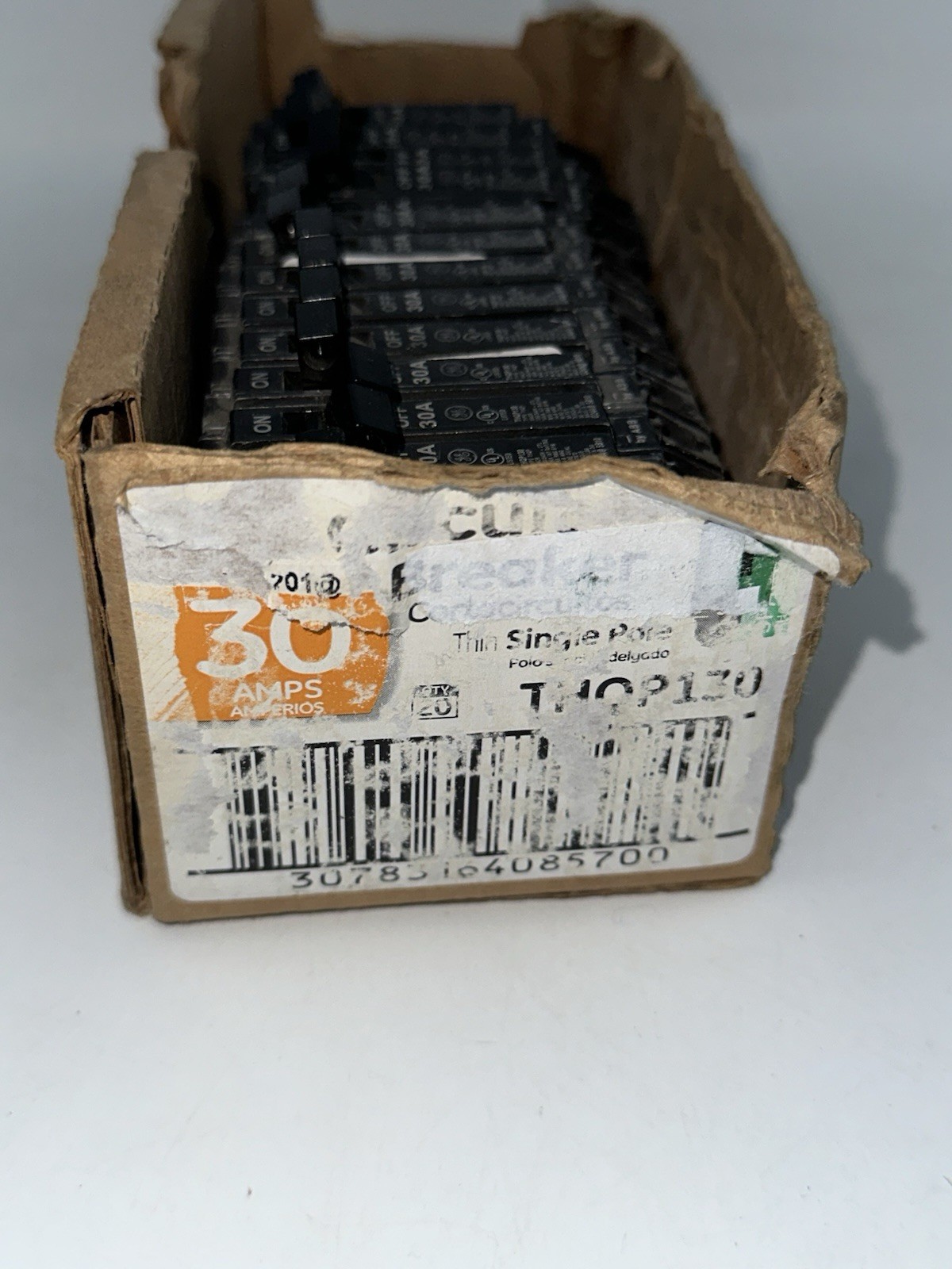 (14) GE Q-Line 30 Amp 1/2 in. Single-Pole Circuit Breaker (THQP130)
