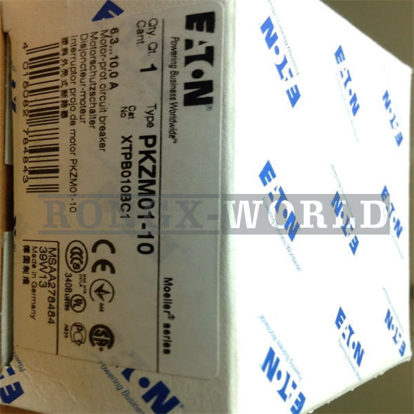 ONE Eaton Moeller PKZM01-10 XTPB010BC1 Circuit Breaker 6.3-10A NEW