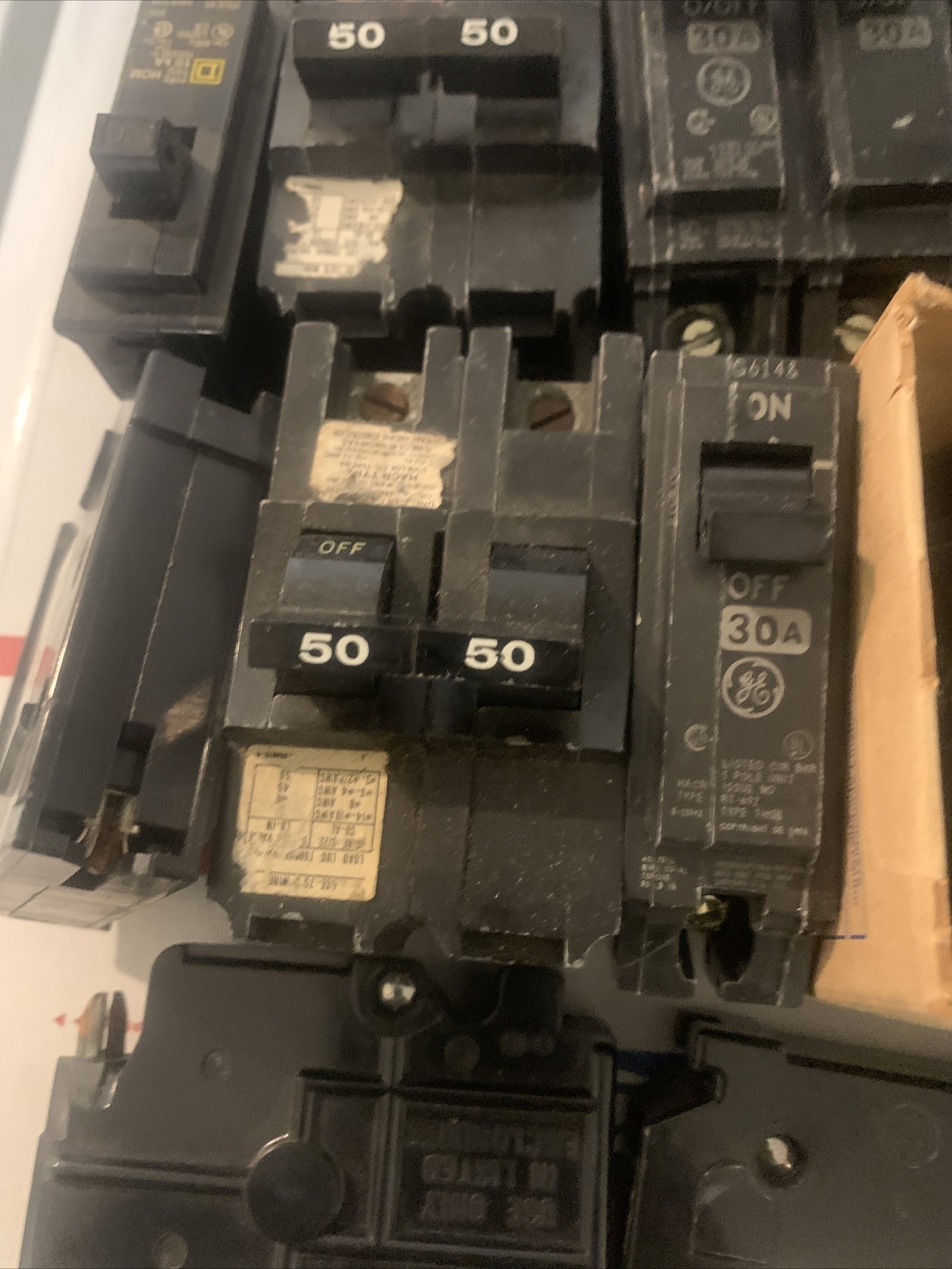 Square Different Type Ground Plug Or Breakers Alot Of Kind