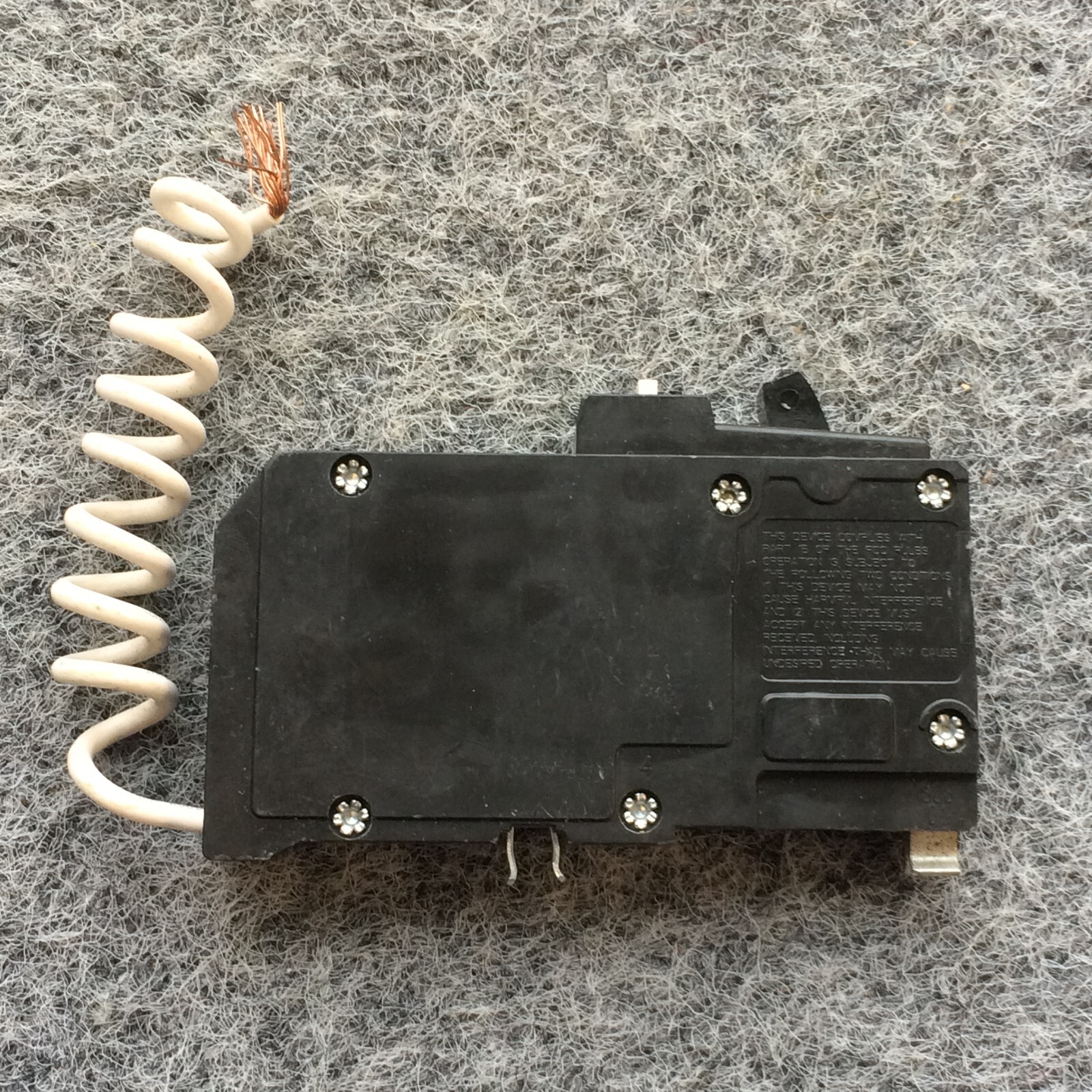 Square D QO120CAFI 20 Amp 1 Pole 120V Plug In Arc Fault CAFI Combination Breaker