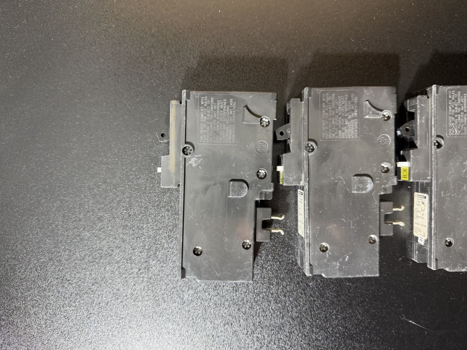 Square D HOM120PCAFI 20A AFCI Circuit Breaker, 1-Pole, 120V, 4 Pack