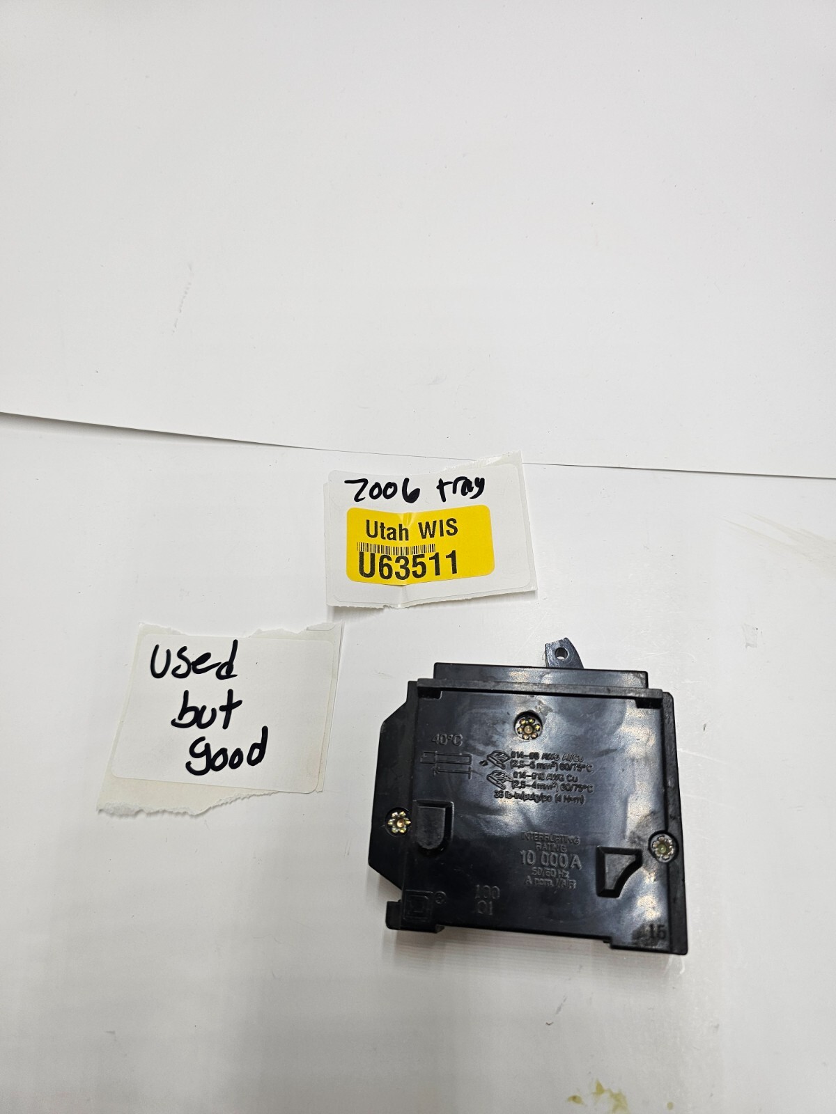 Square D HOM 10KA 120/240V 50/60 Hz Single Pole 15 Amp Circuit Breaker