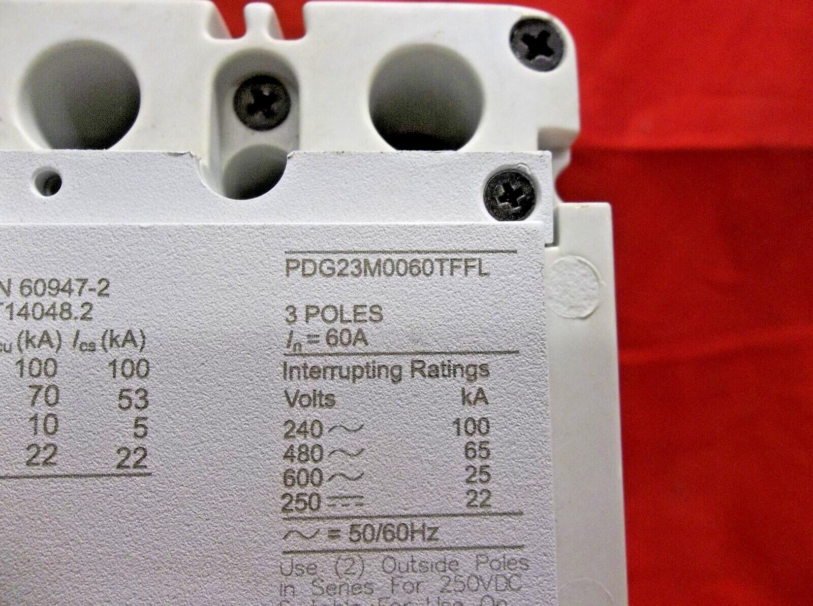 EATON PDG23M0060TFFL circuit breaker 375B4