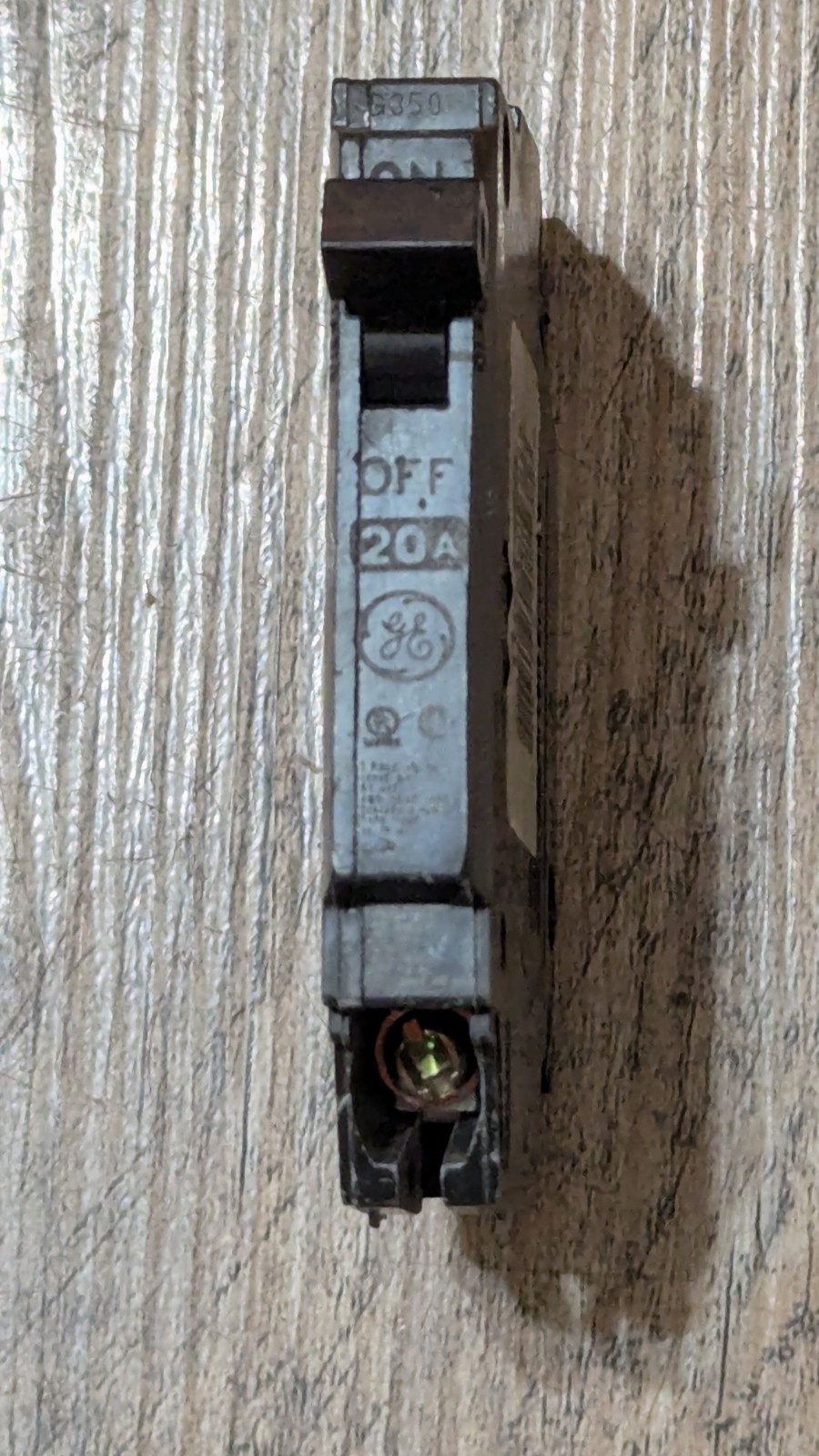 GE THQP120 Q-Line 20 Amp 1/2 in. 1-Pole Circuit Breaker