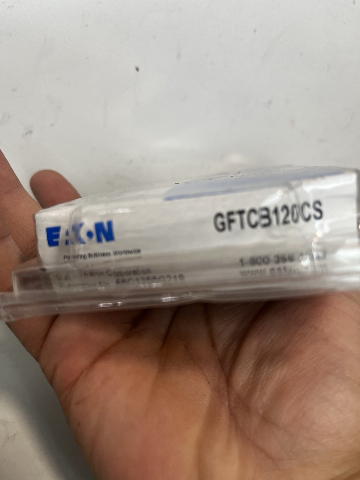 Eaton BR Type GFCI Circuit Breaker 20A 120V 1-Pole Self Test GFTCB120CS