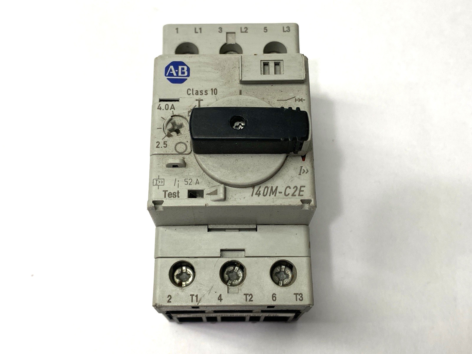Allen Bradley 140M-C2E-B40 Ser. C Motor Protection Circuit Breaker 600VAC 2.5-4A