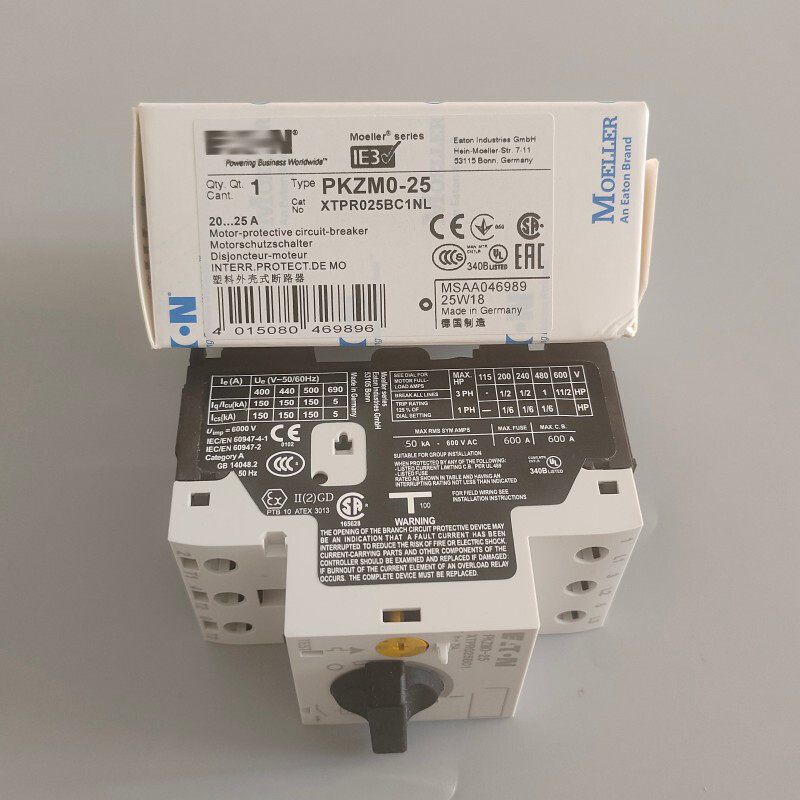 NEW Circuit Breaker PKZM0-25 XTPR025BC1 For EATON MOELLER Free Shipping From USA