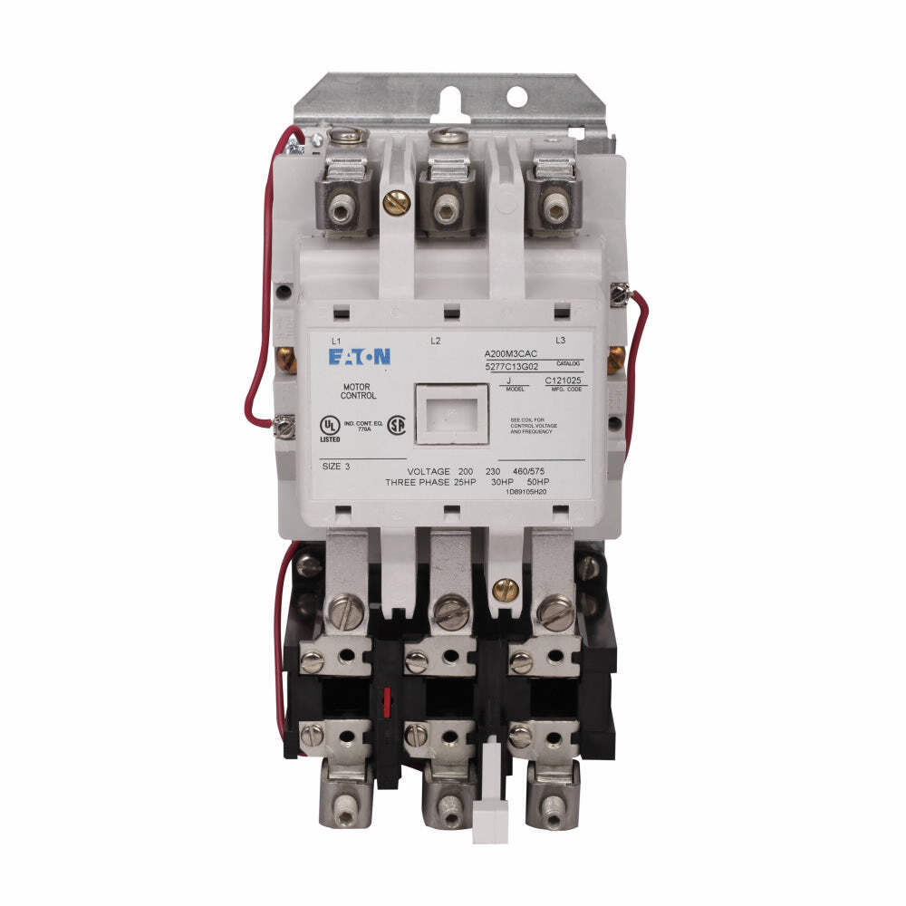 A200M3CW – Cutler Hammer 90A 3 Pole 240V Coil NEMA Size 3 Motor Starter Full Vol