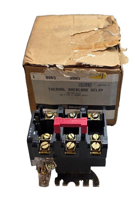 3Pcs Square D 9065SD05 Series A Thermal Overload Relay 88231 NIB