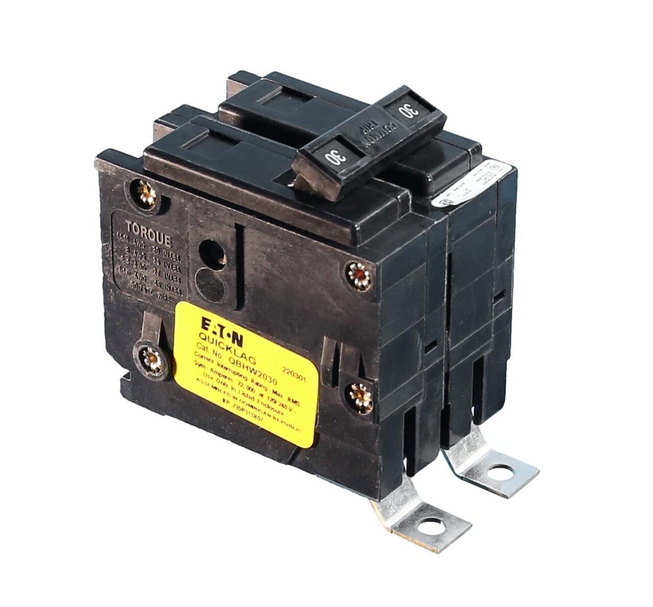 Cutler-Hammer QBHW2020 20 Amp 2 Pole 240V Bolt-On Standard Trip Circuit Breaker