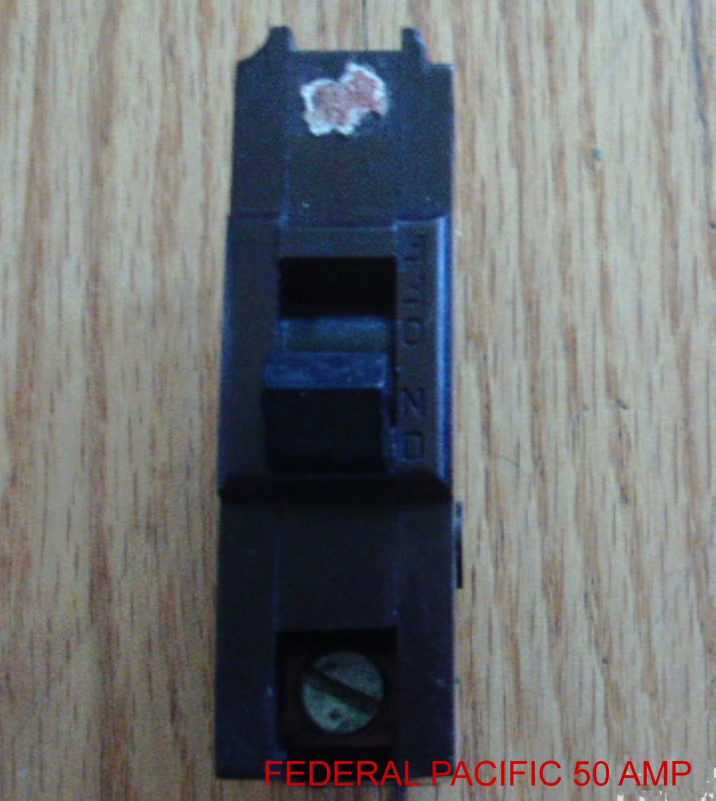 FEDERAL PACIFIC STAB LOK 50 AMP 1 POLE 120/240 VOLT TYPE NA NA150