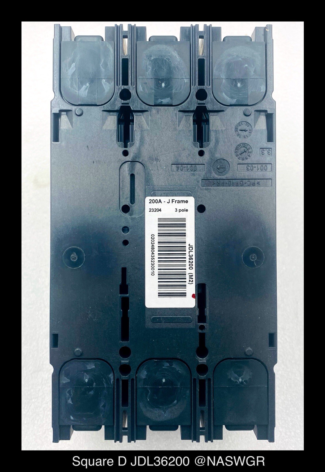 Square D JDL36200 Molded Case Circuit Breaker – 200 Amp – Unused/1Yr Warranty