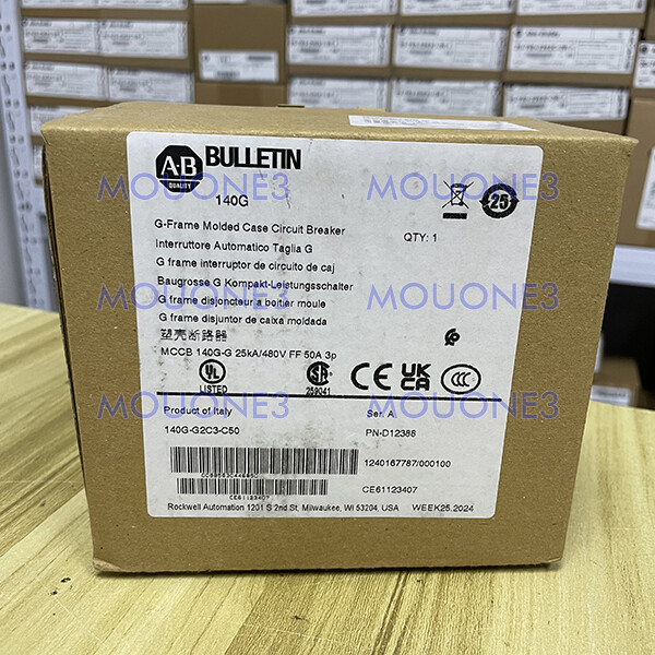 NEW AB 3-Pole 480V Molded Case Circuit Breaker 140G-G2C3-C50 Free delivery AB