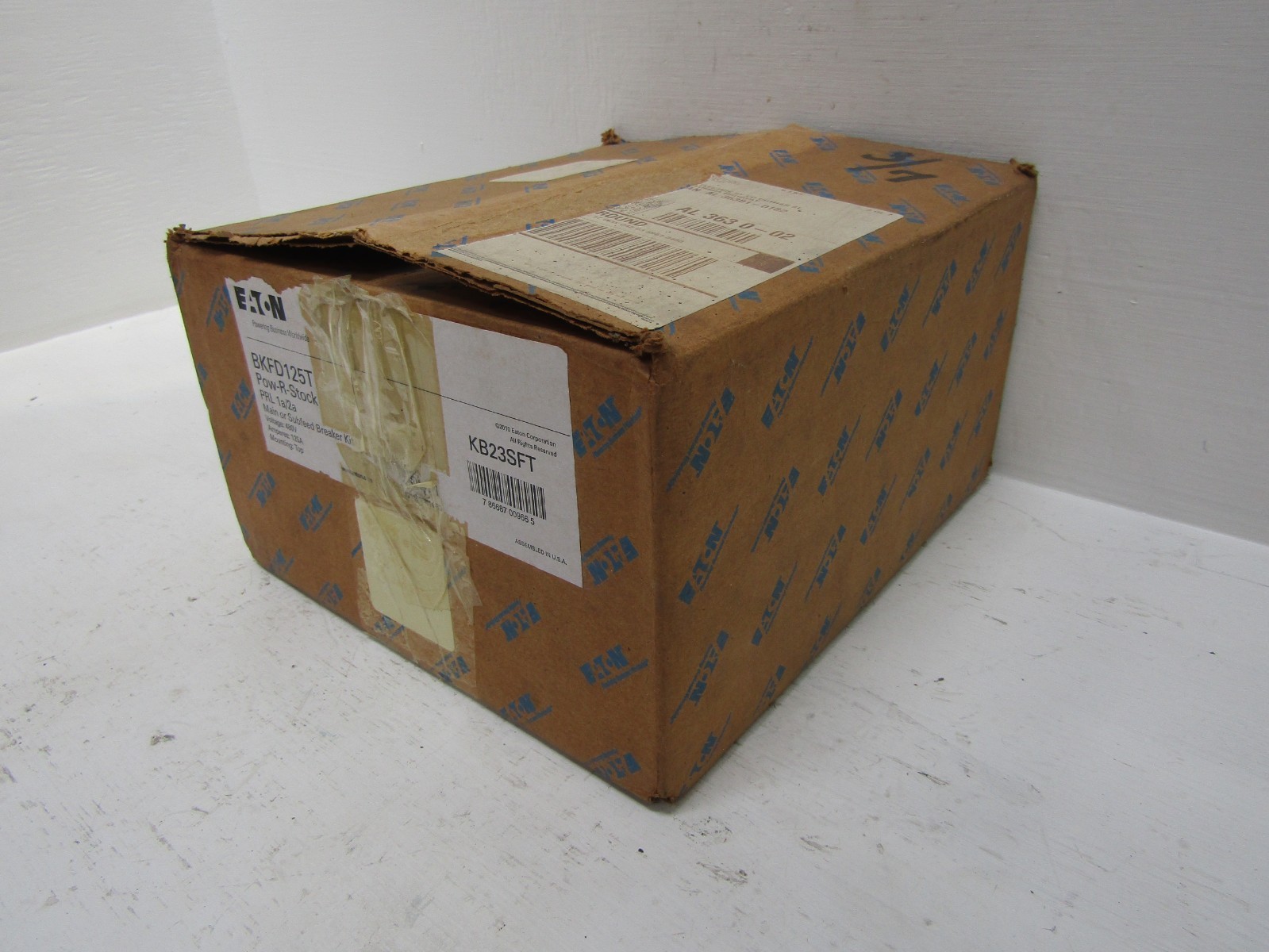NEW Eaton BKFD125T 125 Amp 480V Main or Subfeed Breaker Kit PRL1a 2a FD3125BP10