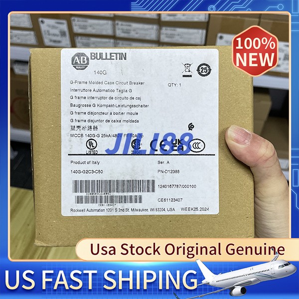 NEW AB 140G-G2C3-C50 3-Pole 480V Molded Case Circuit Breaker Free delivery