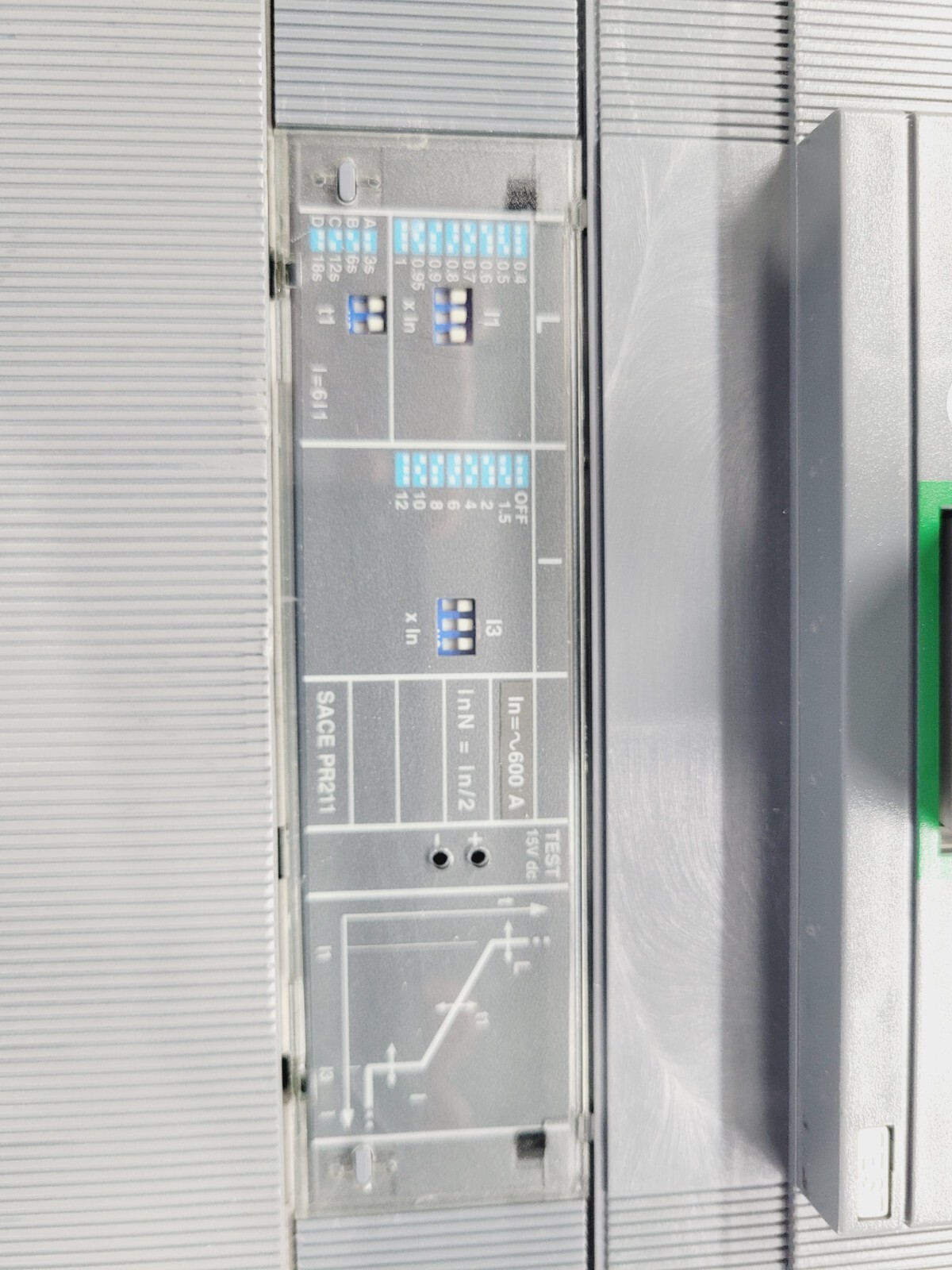 ABB MAIN BREAKER, S6N600BSASB, 600 A, 3 POLES, 600 V, S4H TYPE, SEE DETAILS.