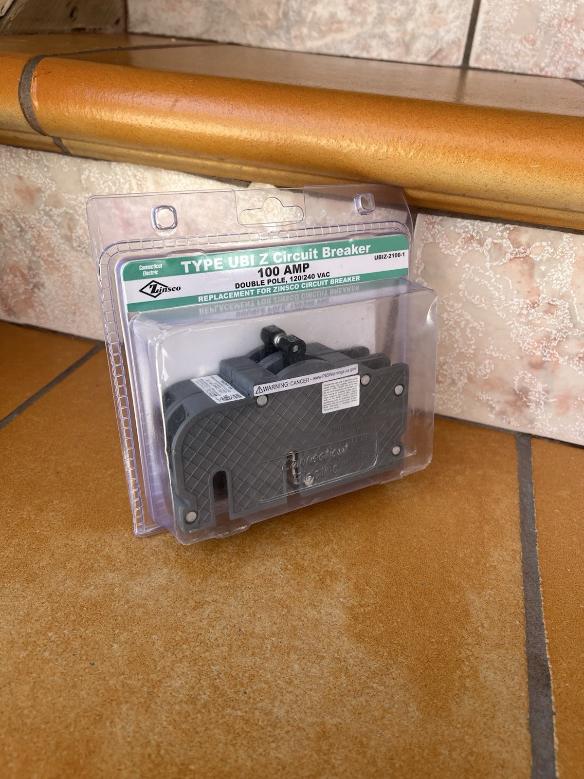100 Amp 120/240 Volts 1-1/2 in 2-Pole Replacement Electrical Circuit Breaker