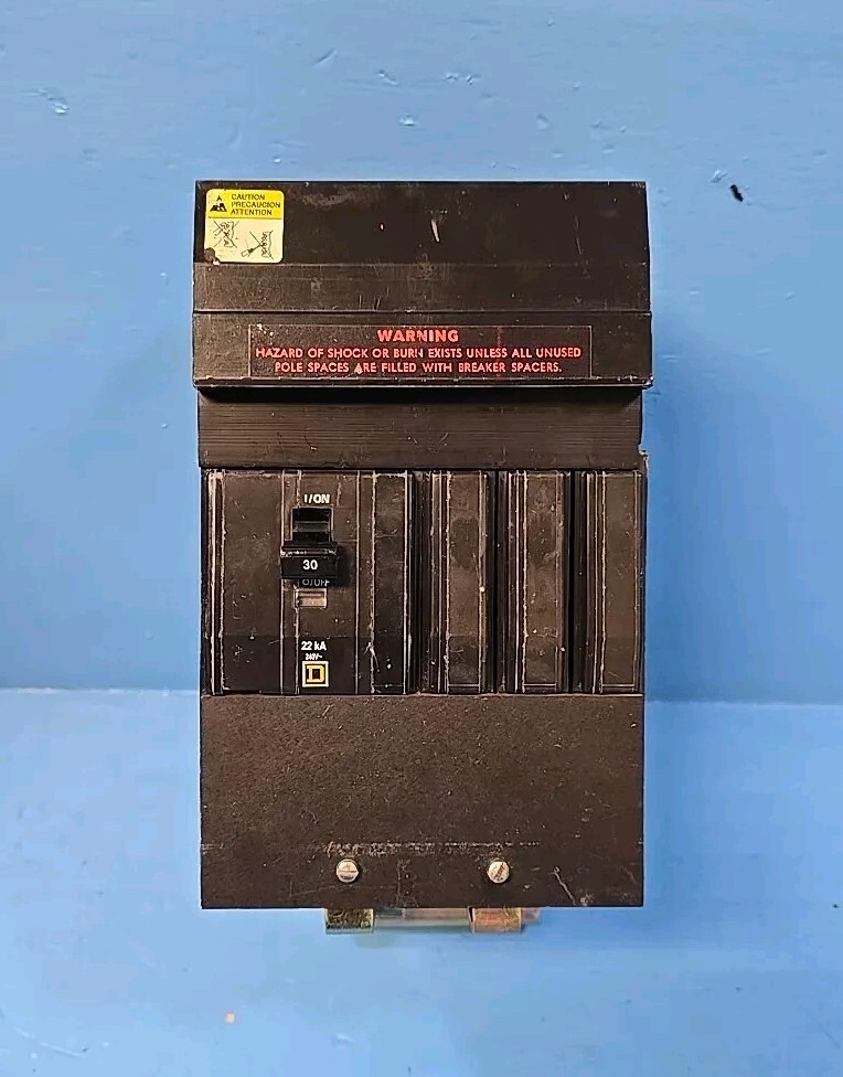 Square D HQO306 ILine to QO 15A-30A 240V 6Space Circuit Breaker Adapter /w 30A