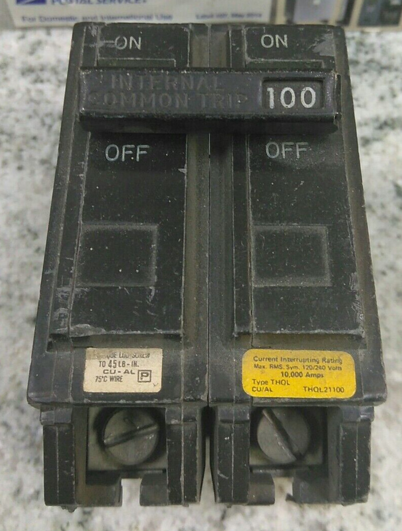 General Electric/BREAKER/ THQL21100 /2-P/ 100-A/120-240VAC/GROVE/THQL/(b5d1)
