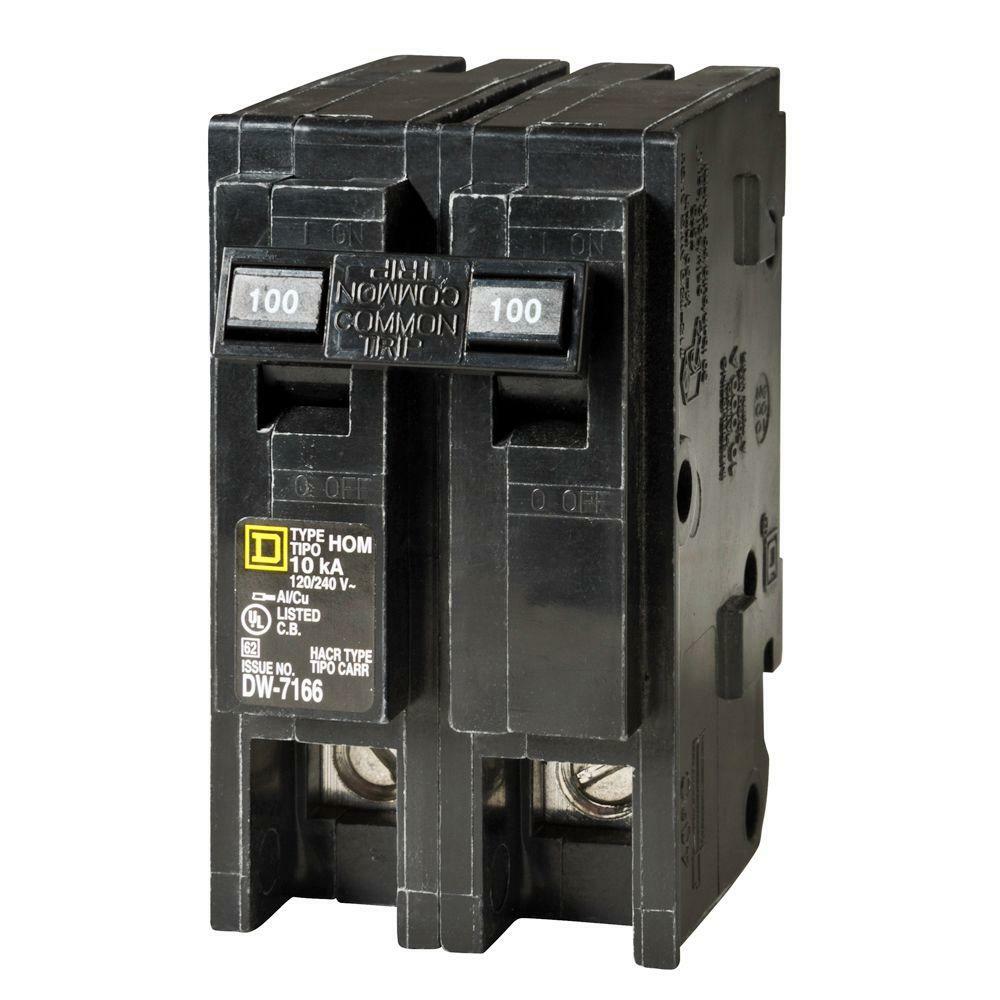 NEW Square-D Homeline CSED 100-Amp 2-Pole Circuit-Breaker Load-Switch 120/240-V