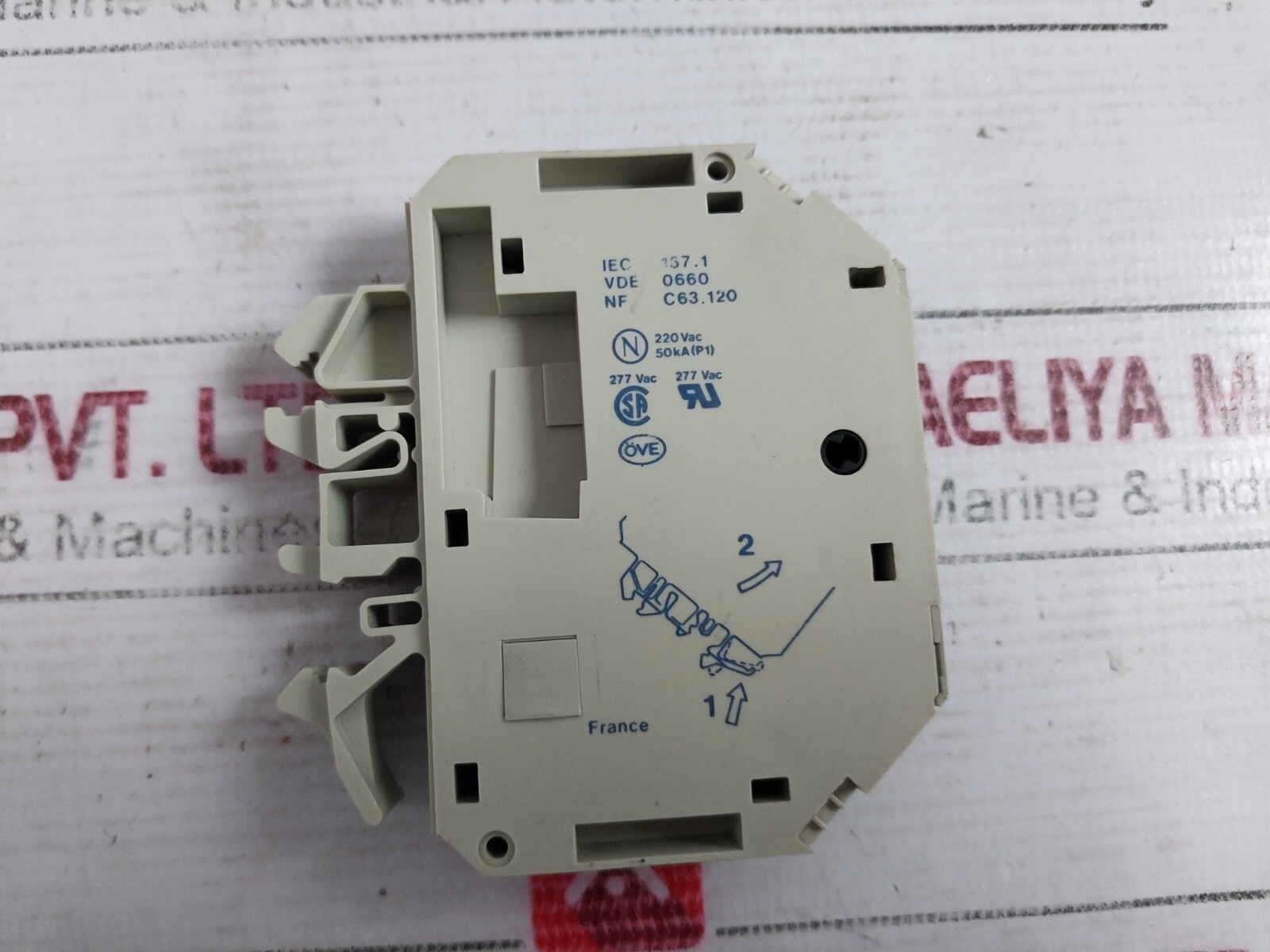Telemecanique GB2-CB05 Thermal Magnetic Circuit Breaker 220VAC 0,5A 380/415V
