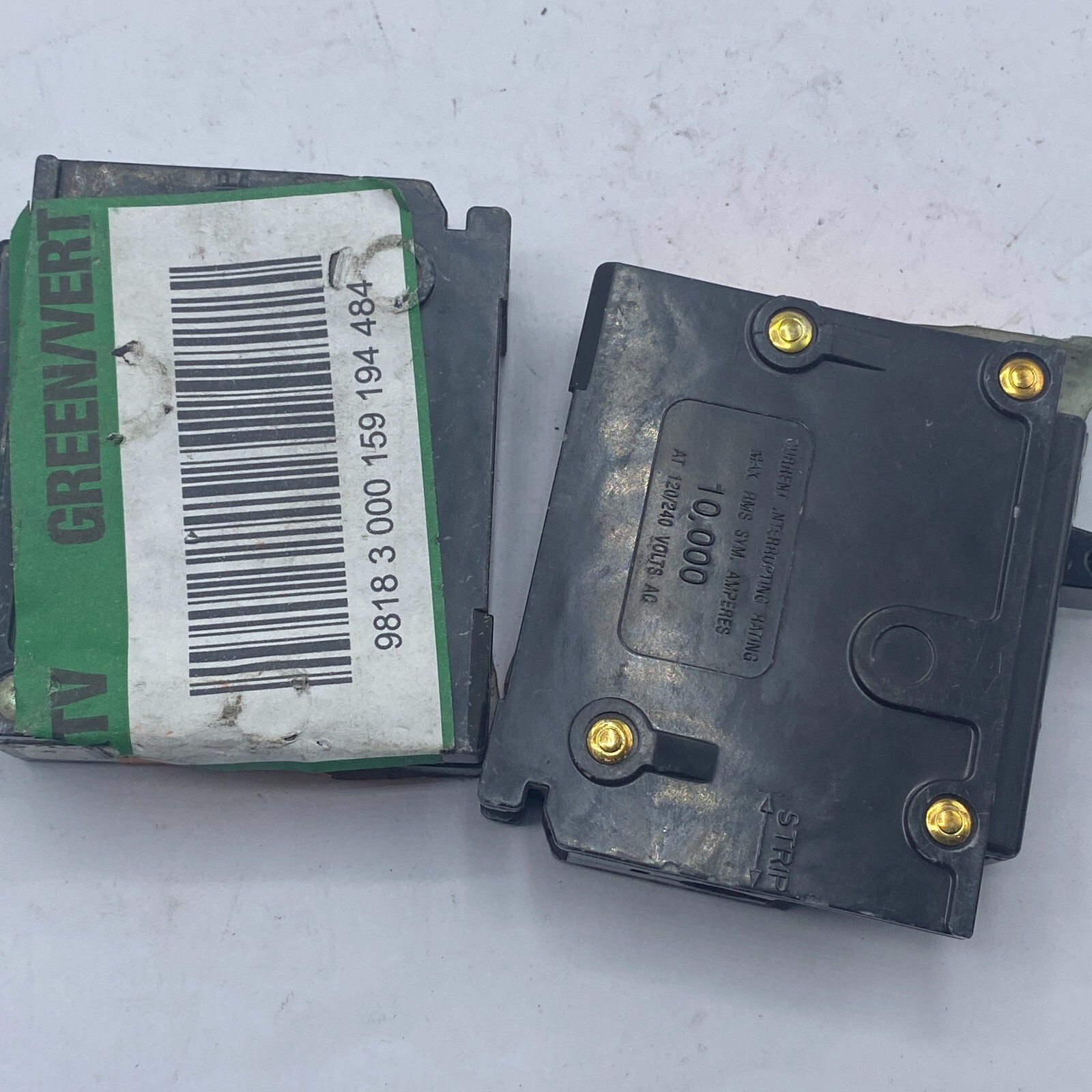 EATON BR115 CIRCUIT BREAKER 1 POLE 15A 120/240V Cu/Al C115 LOT OF 2 ⭐