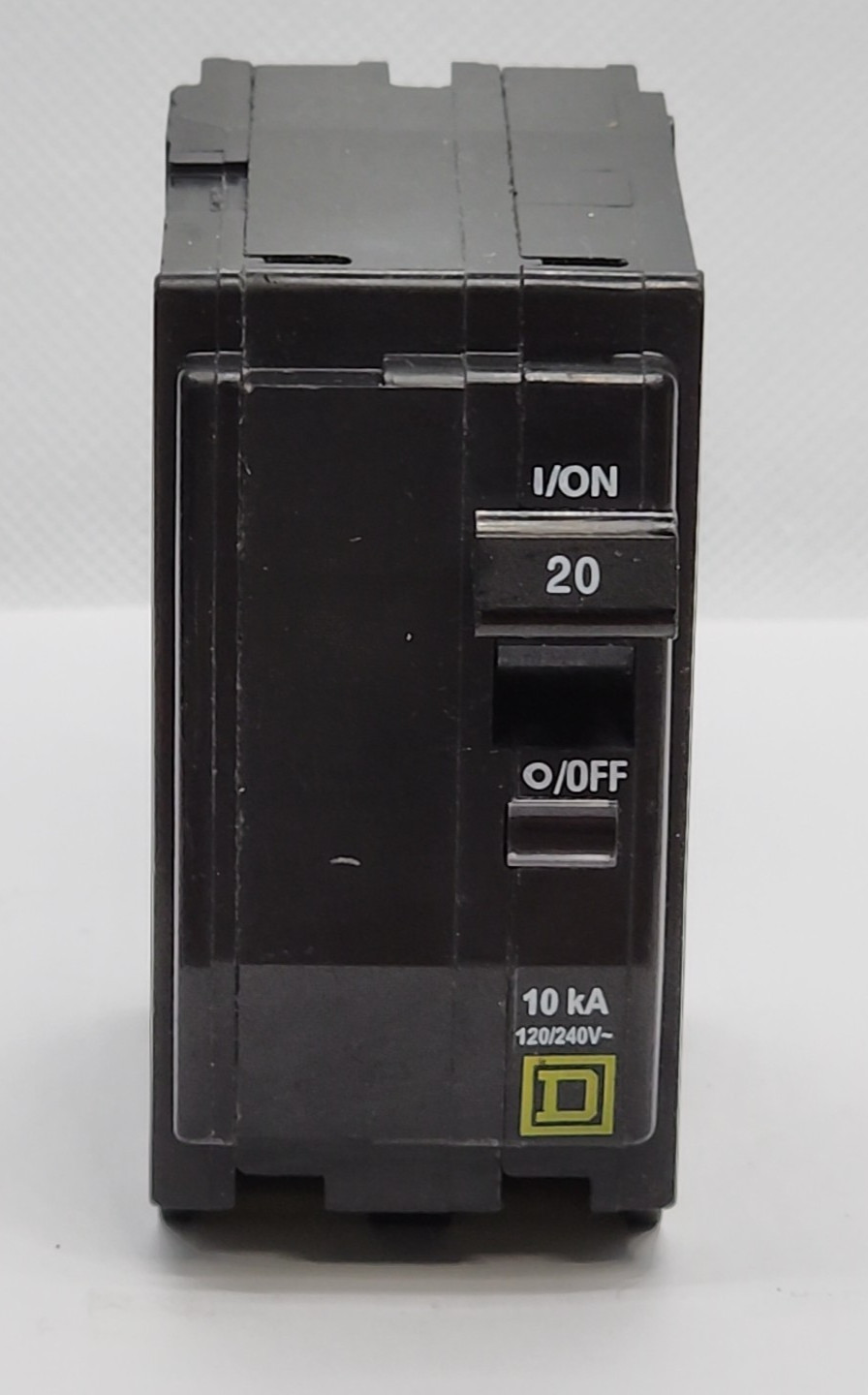 SQUARE D QO220 2POLES 20A, 120/240V CIRCUIT BREAKER [MG5-3]