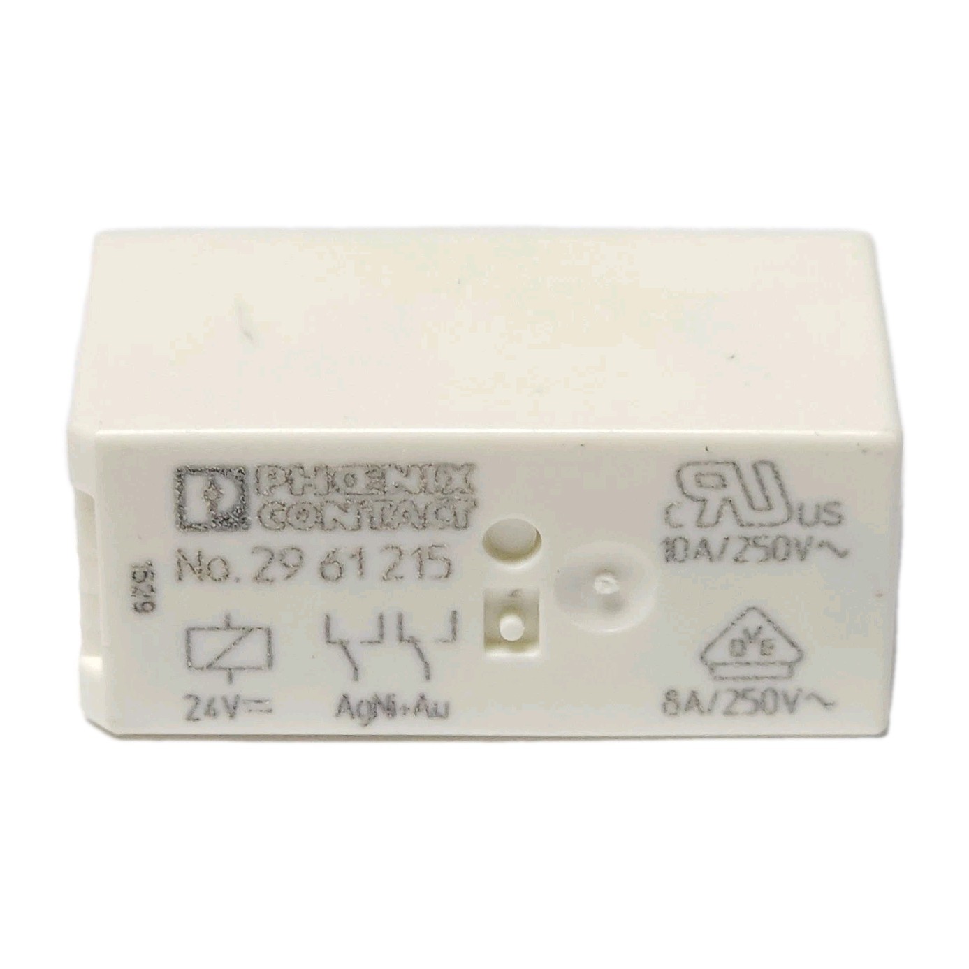LOT OF 5 PHOENIX CONTACT 29 61 215 Miniature Relay Plug In 10 AMP 250 VAC 24 VDC