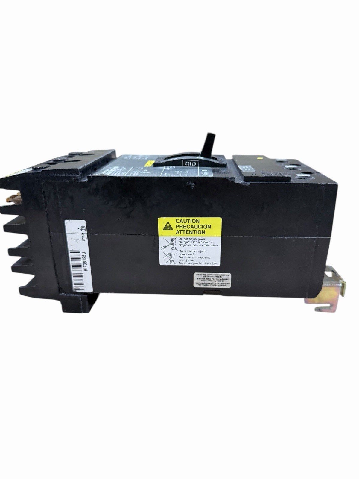 Square D KI36125 125A 3 Pole 600V I-Line Circuit Breaker K-Frame