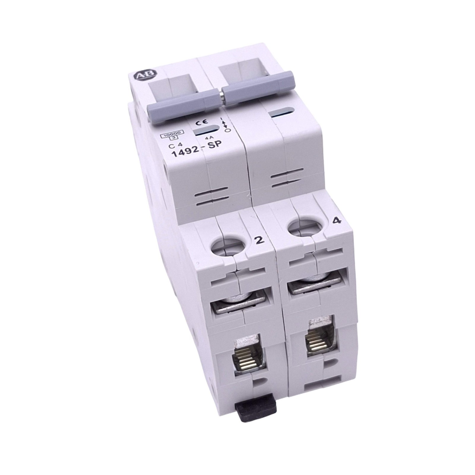 Allen Bradley 1492-SP2C040 Circuit Breaker, 2-Pole 4A, 415VAC, DIN Rail