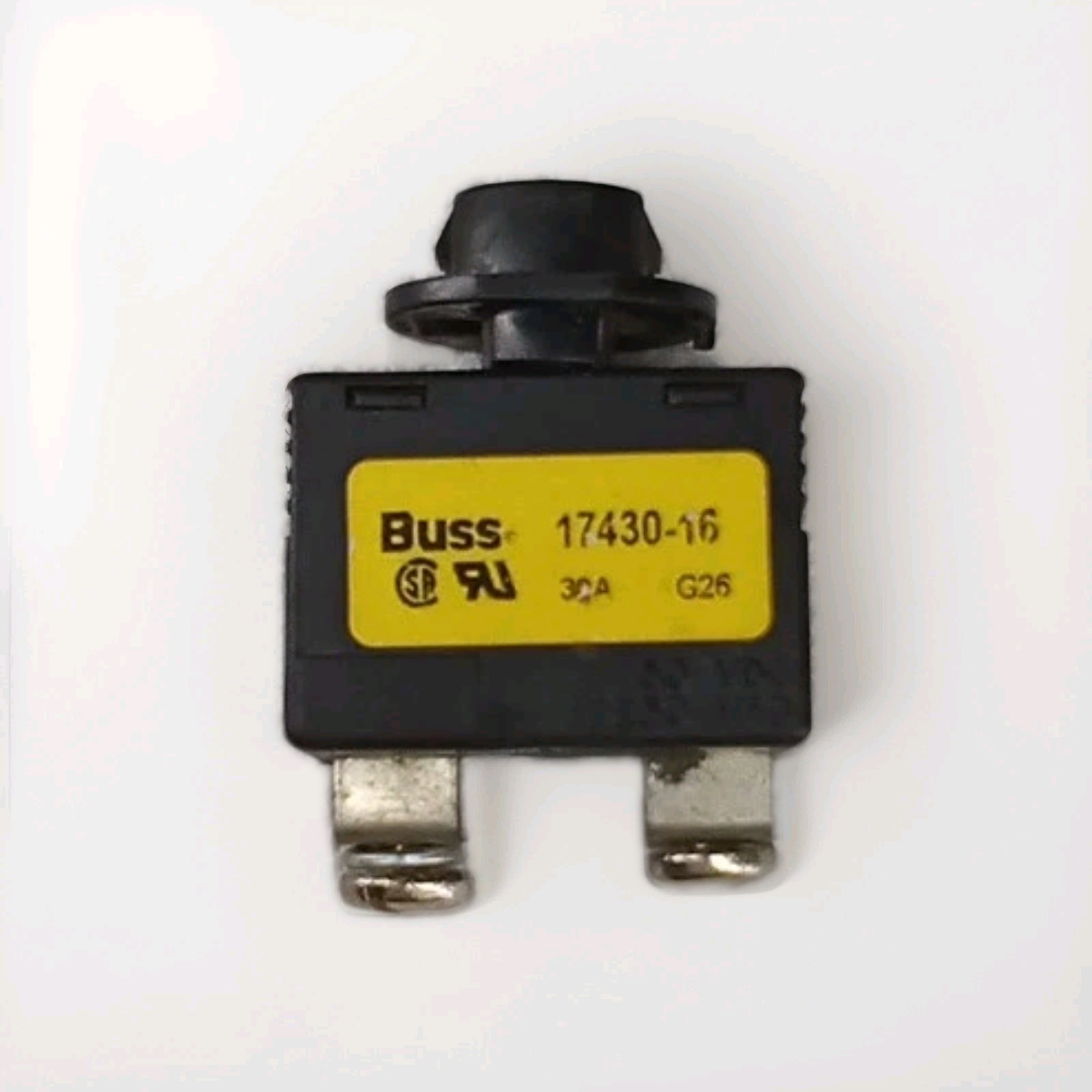 Bussman 17430-16 30A 50VDC 250VAC Circuit Breaker
