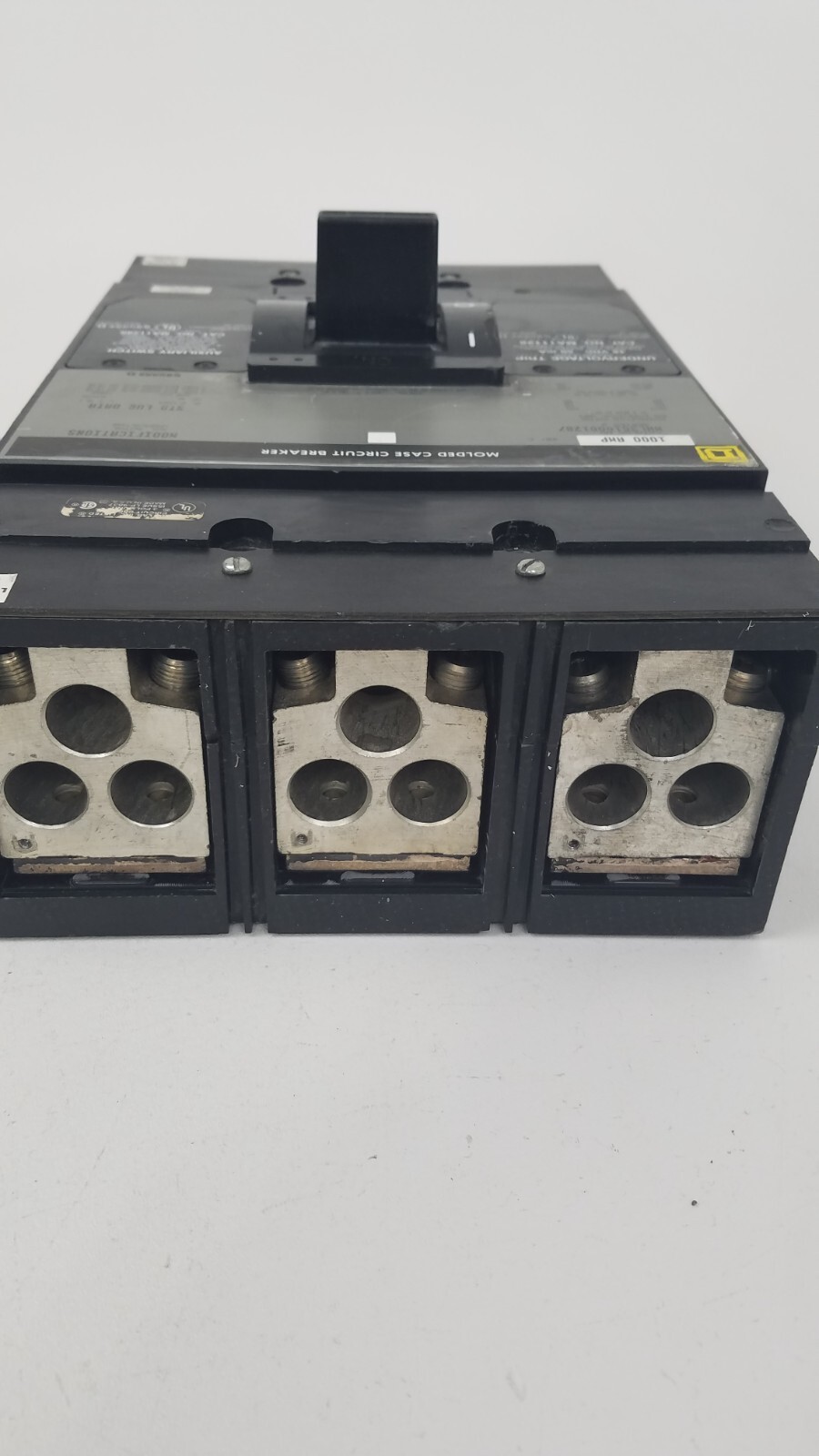 MHL3610001287 Square D 1000A Circuit Breaker w/ 48V Undervoltage Aux Switch