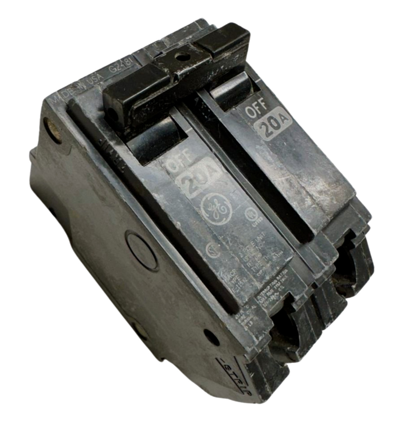 General Electric THQL2120 Circuit Breaker 2-P, 20A, 120/240V, Type THQL