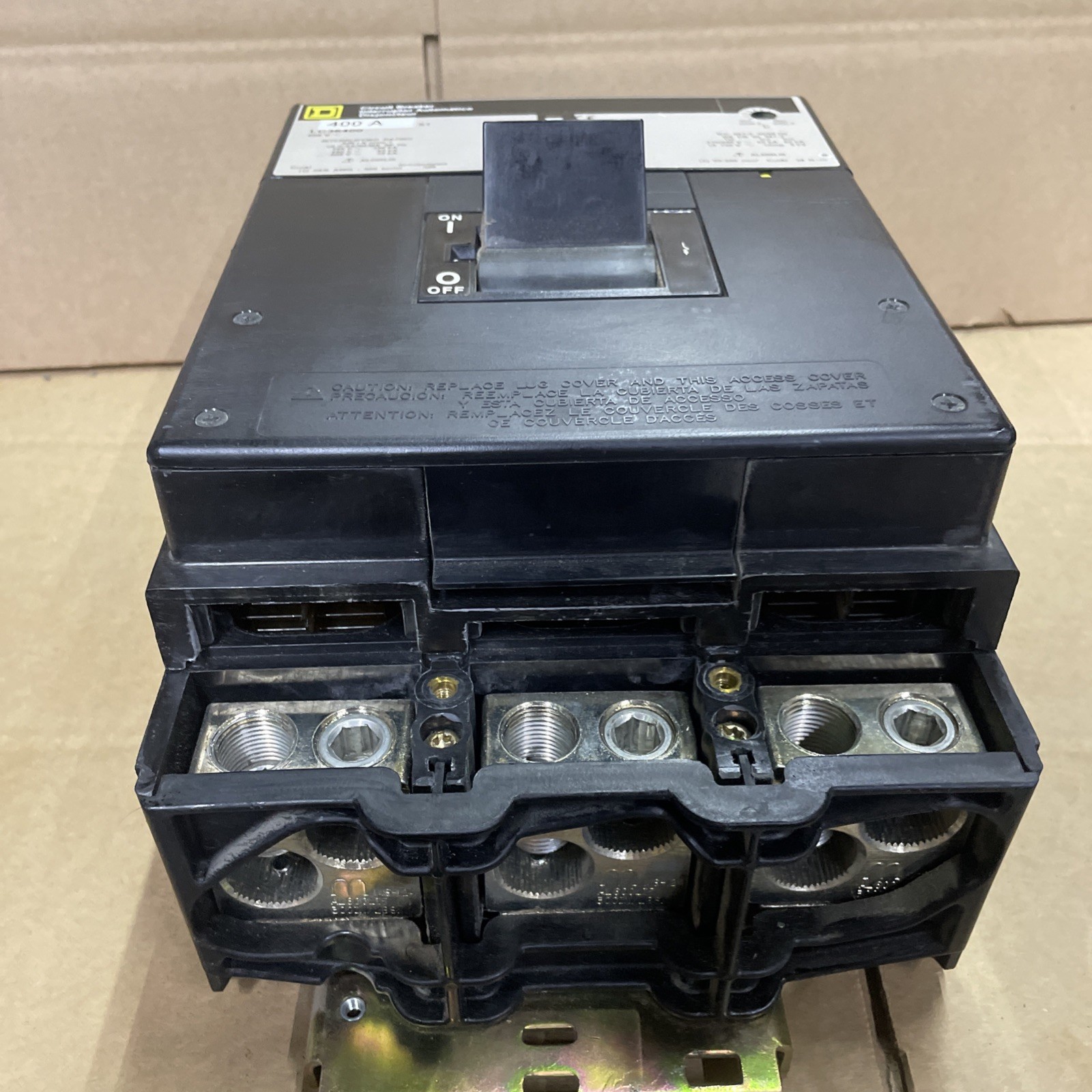 Square D LC36400 I-Line 400A 600V 3 Pole Molded Case Circuit Breaker
