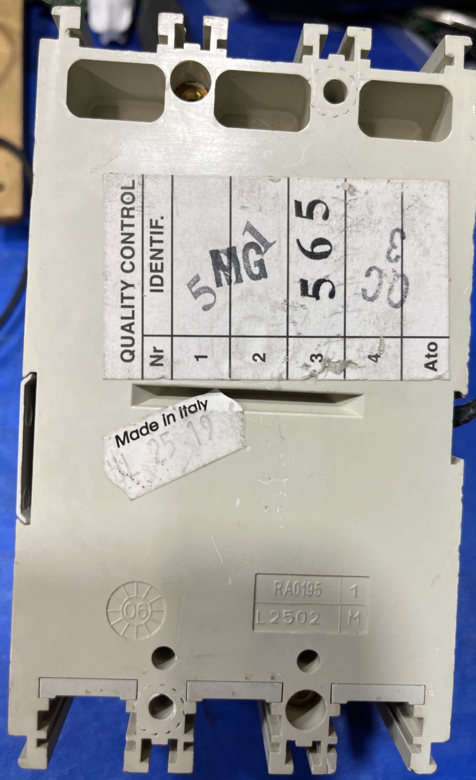 ABB Sace TMax T1N 100 Circuit Breaker 3 Pole 25 Amp